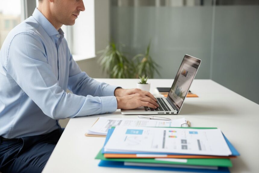 Dossier du personnel bien structuré dans une entreprise