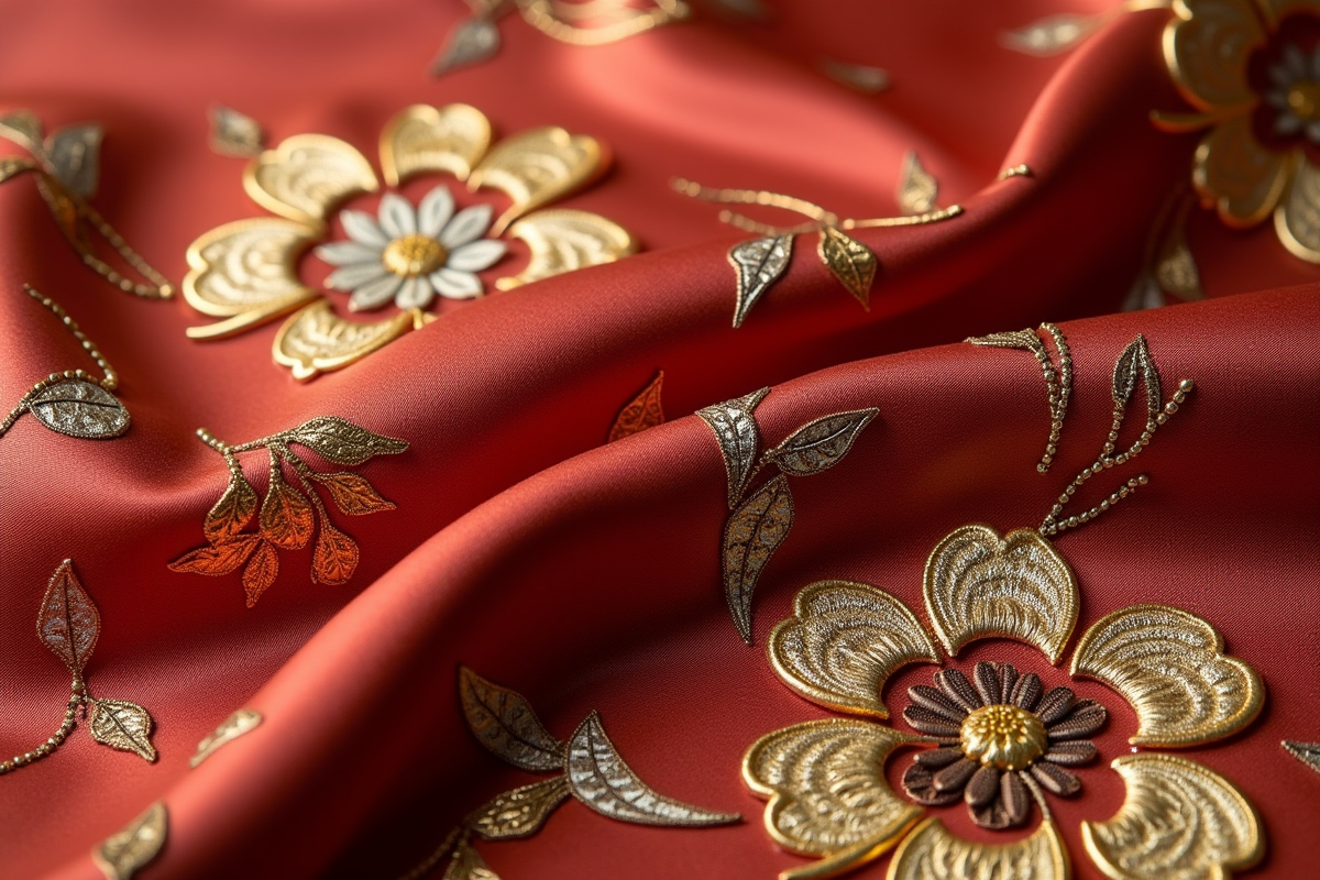 tissu luxueux