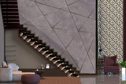 Le papier peint panoramique, une solution élégante pour votre cage d'escalier !