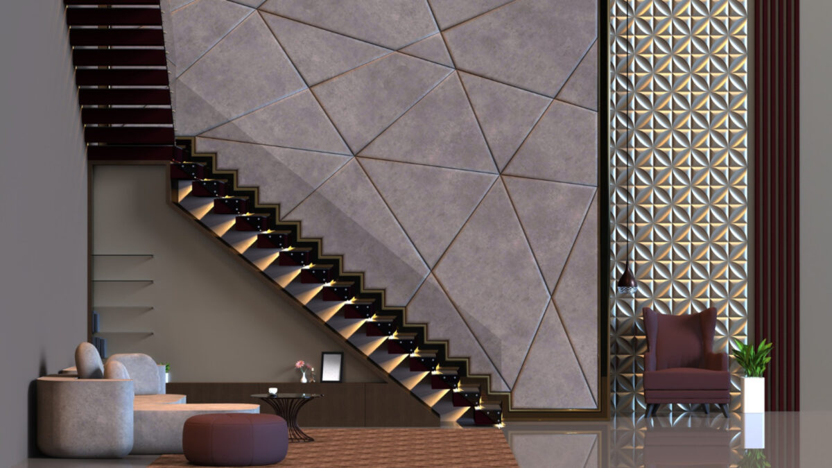 Le papier peint panoramique, une solution élégante pour votre cage d'escalier !